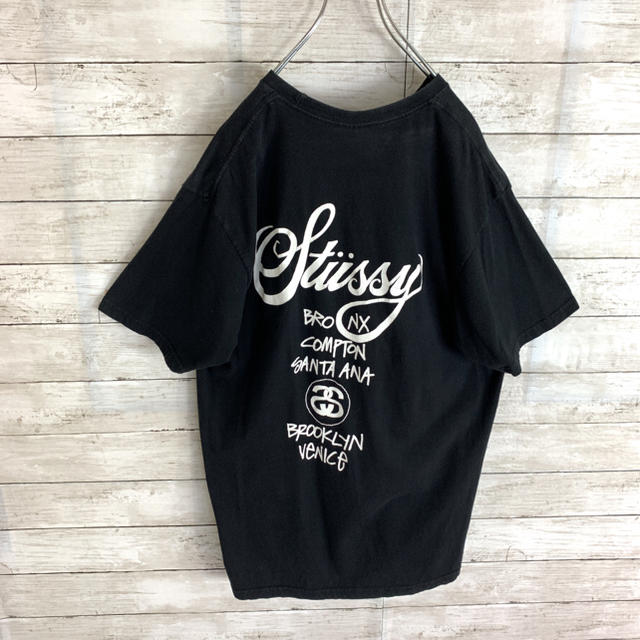 STUSSY(ステューシー)の古着 ステューシー stussy 半袖 Tシャツ ワールドツアー メキシコ製 メンズのトップス(Tシャツ/カットソー(半袖/袖なし))の商品写真