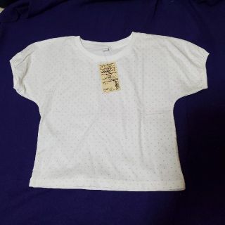 ムジルシリョウヒン(MUJI (無印良品))の【無印良品】水玉半袖Tシャツ　120(Tシャツ/カットソー)