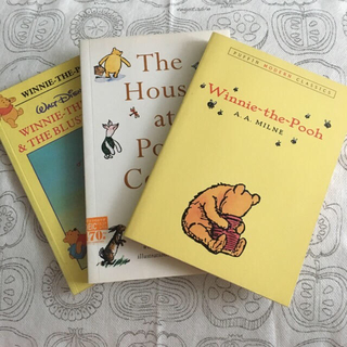 クマノプーサン(くまのプーさん)の 「Winnie〜the〜Pooh／A.A.MILNE」他、英語本3冊セット(洋書)