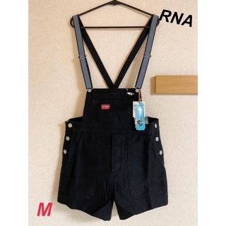 アールエヌエー(RNA)のぉみそ様　新品　RNA ボーダーワンピース　ミニサロペット　2点(サロペット/オーバーオール)