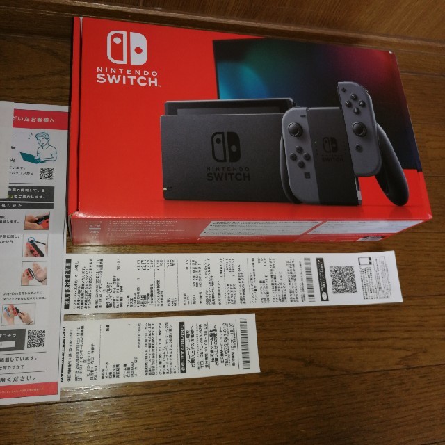 Nintendo Switch グレー 新品 本体 任天堂 スイッチ　コロナ