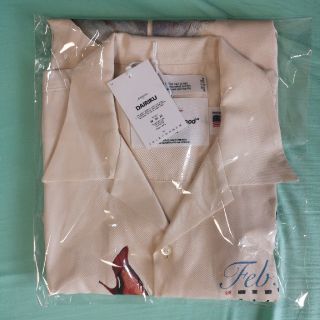 SUNSEA - DAIRIKU 20AW Pinup Girl 半袖シャツ 柄シャツ アイボリーの