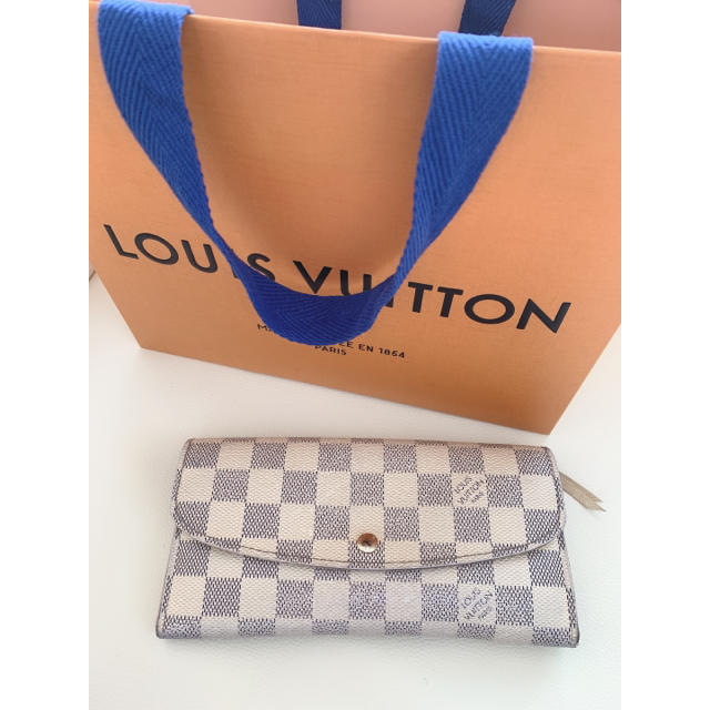 LOUIS VUITTON(ルイヴィトン)のルイヴィトン　ダミエ　長財布　中古 レディースのファッション小物(財布)の商品写真