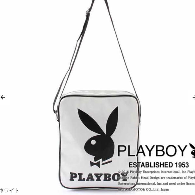 PLAYBOY(プレイボーイ)の卑弥呼様専用【PLAYBOY×WEGO】エナメルショルダーバッグ レディースのバッグ(ショルダーバッグ)の商品写真