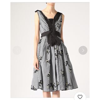 マークジェイコブス(MARC JACOBS)のMARC JACOBS♡FLORAL GINGHAM(ひざ丈ワンピース)