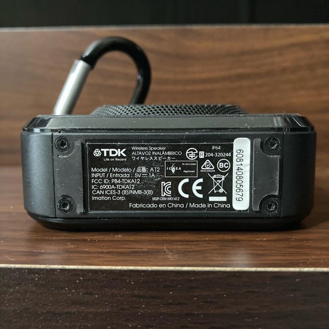 TDK(ティーディーケイ)のTDK 防水Bluetoothスピーカー スマホ/家電/カメラのオーディオ機器(スピーカー)の商品写真