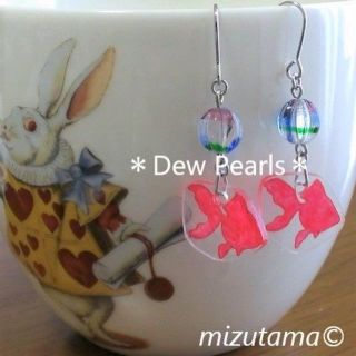 金魚鉢 イヤーアクセサリー(ピアス)