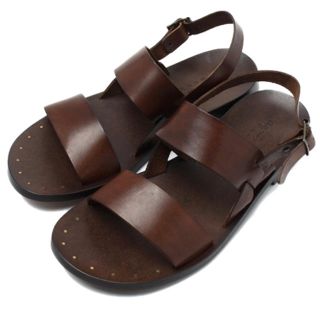 アニエスベー(agnes b.)のagnes b. HOMME Leather Sandals Brown 40(サンダル)