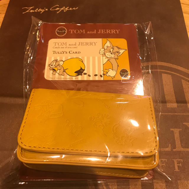 TULLY'S COFFEE(タリーズコーヒー)のTully's Coffee タリーズ トムとジェリー コラボ  カードケース エンタメ/ホビーのおもちゃ/ぬいぐるみ(キャラクターグッズ)の商品写真