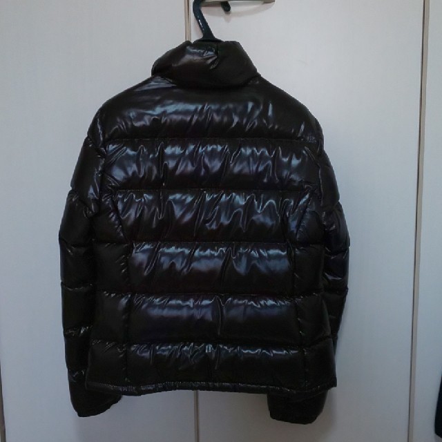 メンズMONCLER モンクレール ダウジャケット シャイニー ブラウン Mサイズ