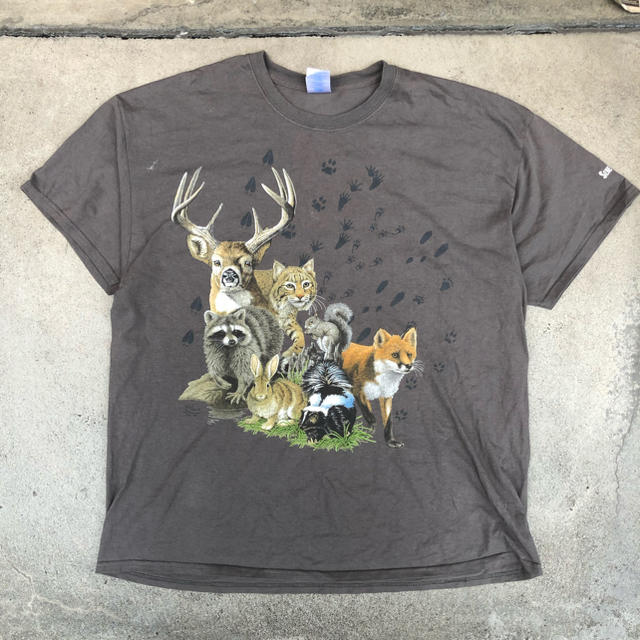 アメリカ アニマル 動物 Tシャツ