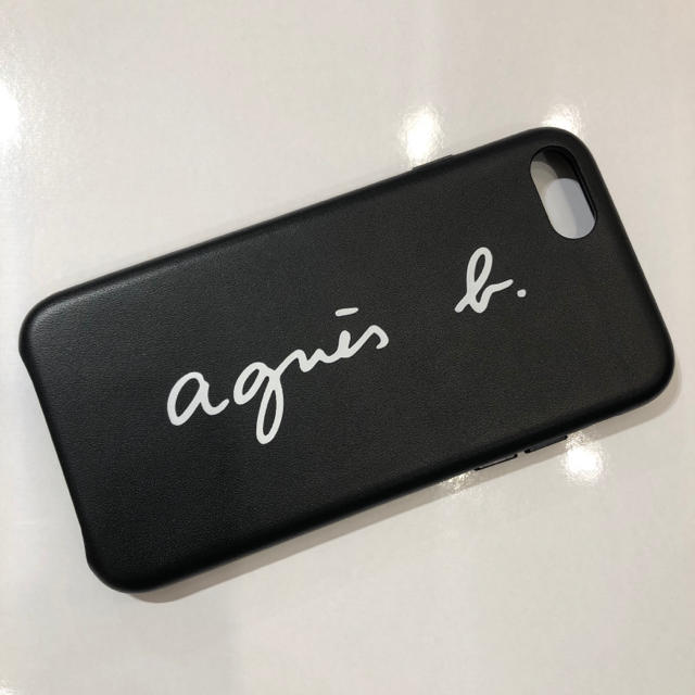 agnes b.(アニエスベー)のアニエス・ベー☆agnes b.☆ ロゴiPhoneケース　7/8用　ブラック スマホ/家電/カメラのスマホアクセサリー(iPhoneケース)の商品写真