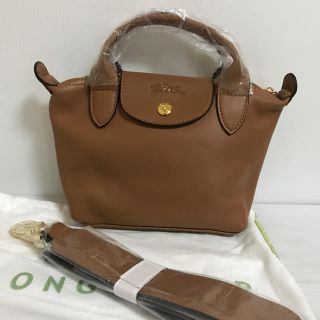 ロンシャン(LONGCHAMP)の未使用ロンシャン　ミニレザーショルダーバッグ(ショルダーバッグ)