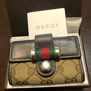 グッチ(Gucci)のうしさん様専用✨セール価格！GUCCIキーケース.シェリーラインGG柄(キーケース)