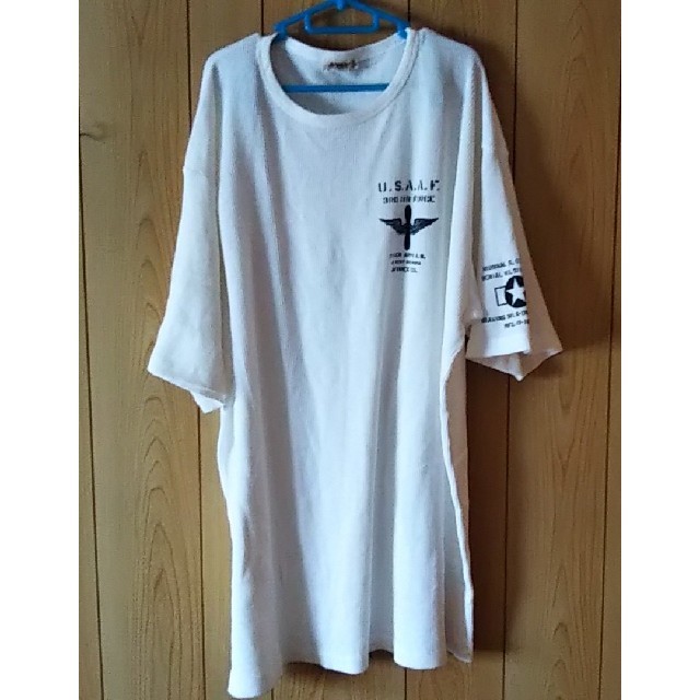 AVIREX(アヴィレックス)のAVIREX アヴィレックス 半袖 Tシャツ 5L  ホワイト 大きいサイズ メンズのトップス(Tシャツ/カットソー(半袖/袖なし))の商品写真