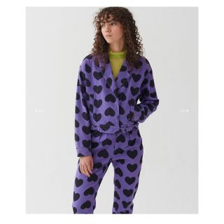 レイジーオーフ(LAZY OAF)のタイムセール　lazy oaf レイジーオーフ　ハート柄　パンツ　総柄　ハート(デニム/ジーンズ)