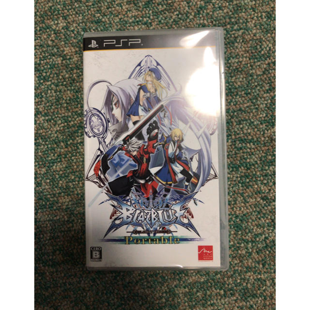 PlayStation Portable(プレイステーションポータブル)のBLAZBLUE PSPソフト エンタメ/ホビーのゲームソフト/ゲーム機本体(携帯用ゲームソフト)の商品写真