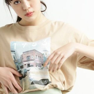 オゾック(OZOC)の今季 OZOC フォトプリント ビックTシャツ(Tシャツ(半袖/袖なし))