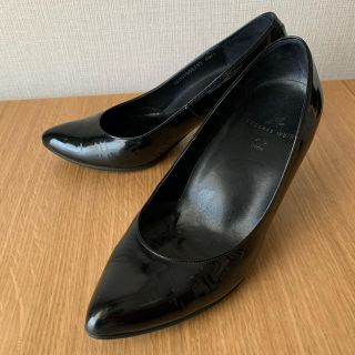 ワコール(Wacoal)のWacoal パンプス エナメル 黒 successwalk 23センチ(ハイヒール/パンプス)