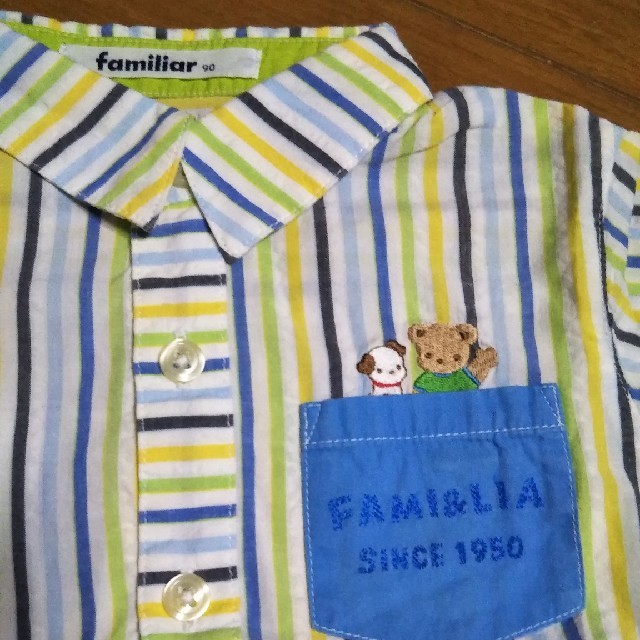 familiar(ファミリア)のファミリア　シャツ　半袖 キッズ/ベビー/マタニティのキッズ服男の子用(90cm~)(Tシャツ/カットソー)の商品写真