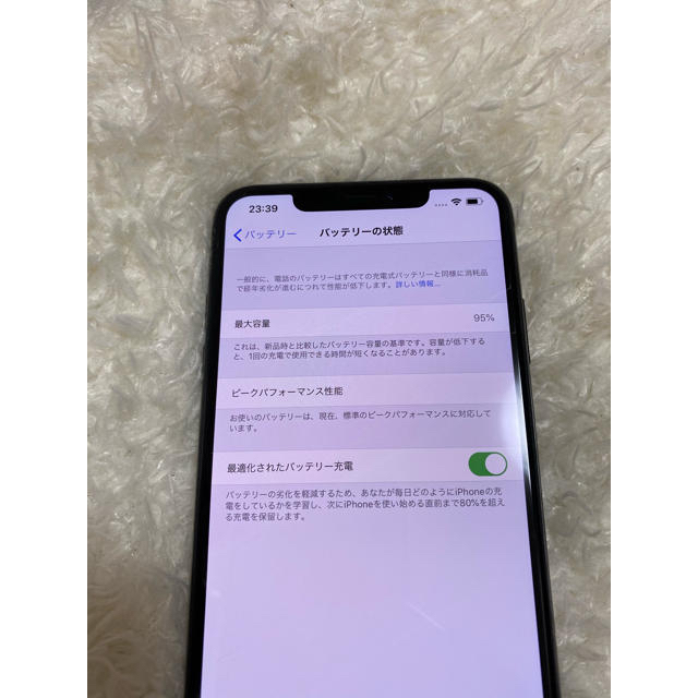 Apple(アップル)のiPhone Xs Mas  64GB SIMフリー　スペースグレイ スマホ/家電/カメラのスマートフォン/携帯電話(スマートフォン本体)の商品写真