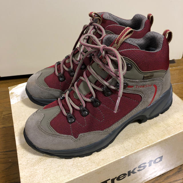 Treksta - 【Treksta】トレッキングシューズ 24cm EBK137 バーガンディ ...