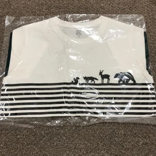 グラニフ(Design Tshirts Store graniph)の新品未使用 グラニフ Tシャツユニセックス SS アニマル ボーダー(Tシャツ(半袖/袖なし))