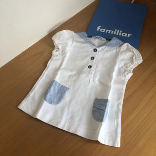 ファミリア(familiar)の美品⭐︎ファミリア　セーラー　トップス90(Tシャツ/カットソー)