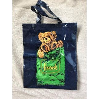 ハロッズ(Harrods)のハロッズ　バッグ　テディベア(トートバッグ)