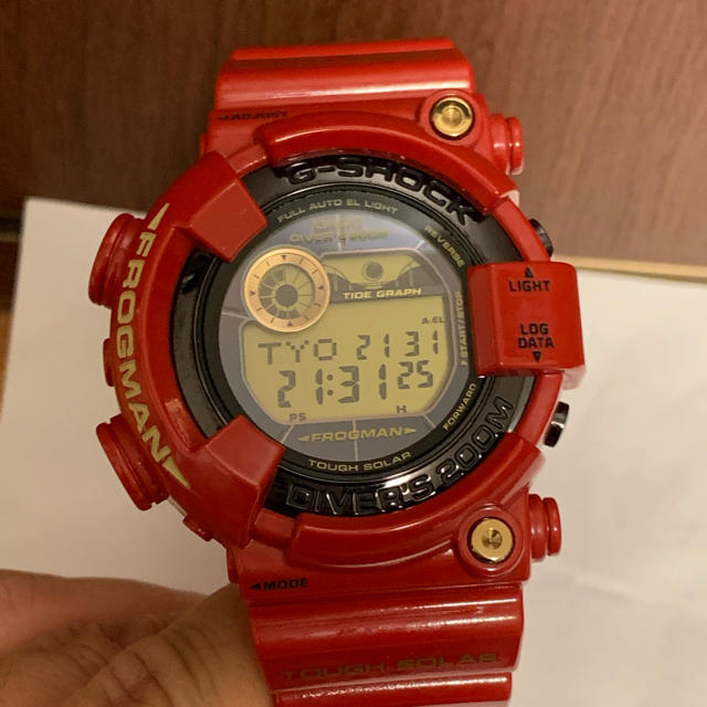 カシオ　G-SHOCK 腕時計　フロッグマン　レッド　30周年記念時計