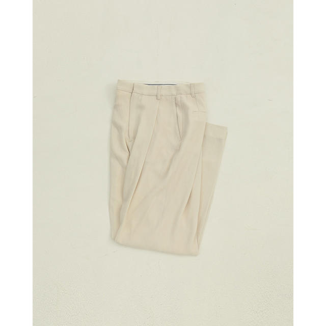 TODAYFUL Georgette Rough Trousers エクリュ38 - カジュアルパンツ