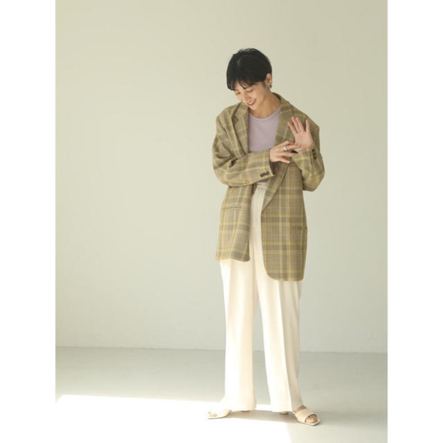 TODAYFUL Georgette Rough Trousers エクリュ38 - カジュアルパンツ