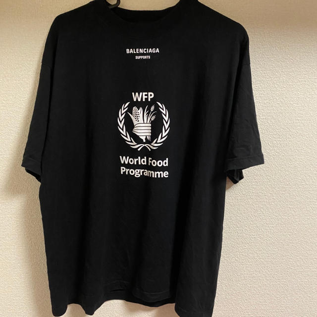 S着丈BALENCIAGA バレンシアガ Tシャツ WFP 黒 ブラック 正規 半袖