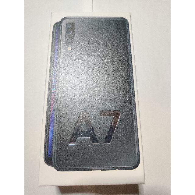 スマホ/家電/カメラGalaxy A7 新品未開封 ブラック