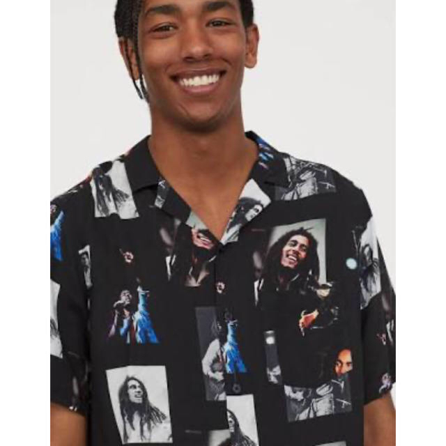 H&M(エイチアンドエム)のH&M Bob Marley アロハシャツ wackomaria風  メンズのトップス(シャツ)の商品写真