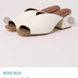 ローズバッド(ROSE BUD)の大幅値下げ！ローズバッド　Vカットヒールサンダル(サンダル)