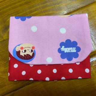 ハンドメイド　ペコちゃん　移動ポケット(外出用品)