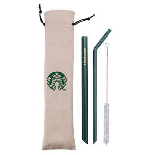 スターバックスコーヒー(Starbucks Coffee)の台湾 スターバックス ストローセット グリーン(食器)