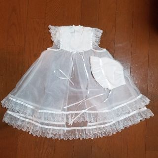 ミキハウス(mikihouse)の【ちっち73様専用】ミキハウスファースト　ベビードレス　50cm(お宮参り用品)