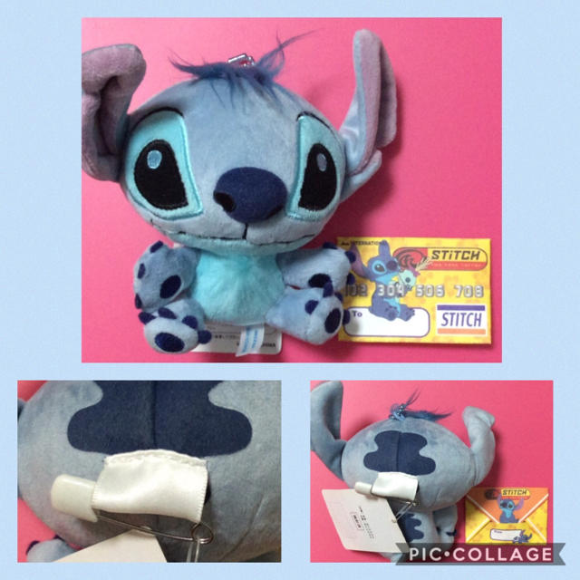 STITCH(スティッチ)のディズニーランド スティッチ ぬいぐるみ キーホルダー エンタメ/ホビーのおもちゃ/ぬいぐるみ(キャラクターグッズ)の商品写真