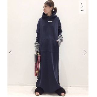 アパルトモンドゥーズィエムクラス(L'Appartement DEUXIEME CLASSE)の※専用　AMERICANA Side Sweat ワンピース&パーカー(ロングワンピース/マキシワンピース)