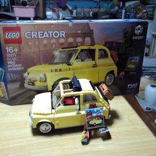 レゴ(Lego)のLEGO10271クリエイターエキスパートFIAT500新品同様美品１度組み立て(積み木/ブロック)