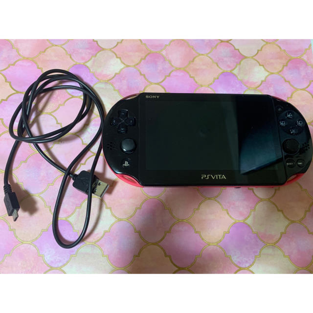 携帯用ゲーム機本体PSVITA ブラック ピンク 本体