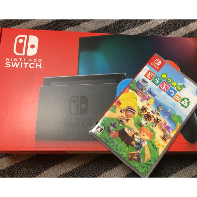 任天堂Switch ネオン　どうぶつの森セット