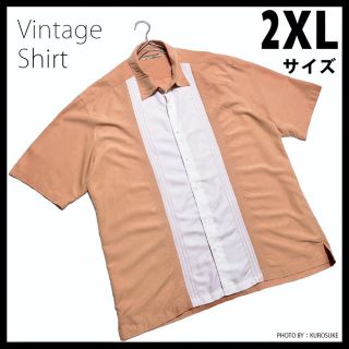 交渉アリ‼︎ 2XL ラインシャツ モード ヴィンテージ   菅田将暉 658(シャツ)