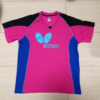 バタフライ(BUTTERFLY)の値下げ・卓球ユニフォーム　バタフライピンク(卓球)