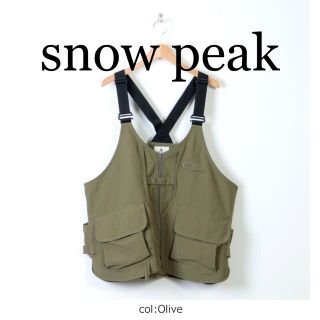 スノーピーク(Snow Peak)の新品　スノーピーク　焚火ベスト　カーキ　オリーブ(その他)