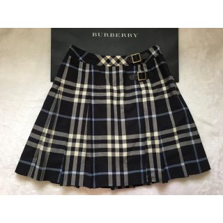 バーバリー(BURBERRY)のバーバリー ロンドン☆チェック プリーツ スカート☆三陽商会 正規品☆日本製値下(スカート)