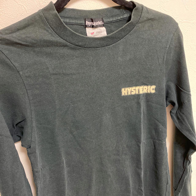 HYSTERIC GLAMOUR(ヒステリックグラマー)のヒステリックグラマー　ロンT  バックプリント　黒 レディースのトップス(Tシャツ(長袖/七分))の商品写真