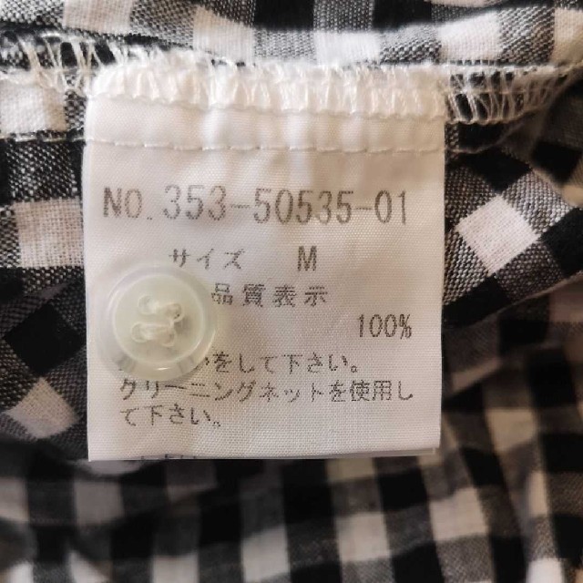 carnelian(カーネリアン)のカーネリアン　ギンガムチェックシャツ レディースのトップス(シャツ/ブラウス(長袖/七分))の商品写真